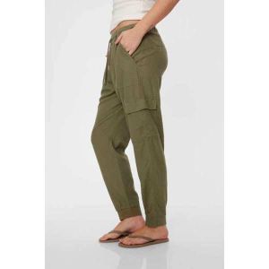 Freequent Naisten Kesähousut, LAVA PANTS Khaki