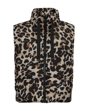 Freequent naisten liivi, JOYCO WAISTCOAT Ruskea Kuosi