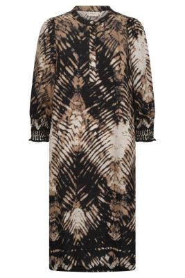 Freequent Naisten Mekko, ABY DRESS Ruskea Kuosi