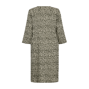 Freequent naisten mekko, ADNA DRESS Vihreä Kuosi
