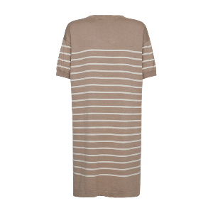 Freequent naisten mekko, PIXIE DRESS Raidallinen Beige