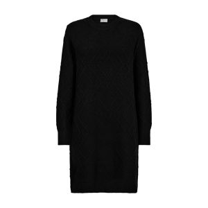 Freequent naisten mekko, SATURN DRESS Musta