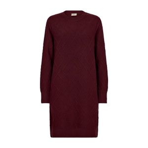 Freequent naisten mekko, SATURN DRESS Viininpunainen