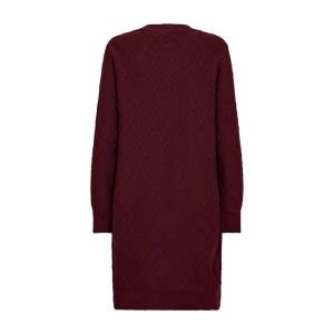 Freequent naisten mekko, SATURN DRESS Viininpunainen