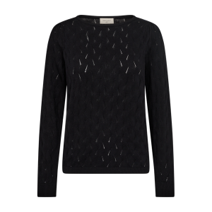 Freequent naisten neule, DODO PULLOVER Musta