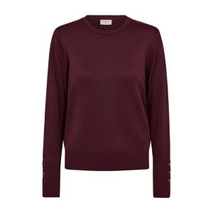 Freequent Naisten Neule, FQKATIE PULLOVER Viininpunainen