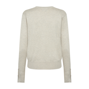 Freequent Naisten Neuletakki, KATIE CARDIGAN V-NECK Beige