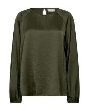 Freequent naisten pusero, DOVE BLOUSE Tummanvihreä