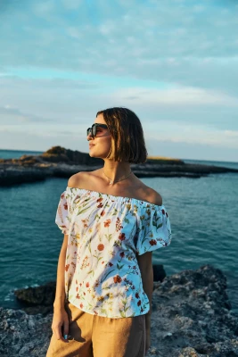 Freequent naisten pusero, MELE BLOUSE Monivärinen Kuosi