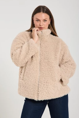 Freequent naisten takki, SLEEPY JACKET Hiekka