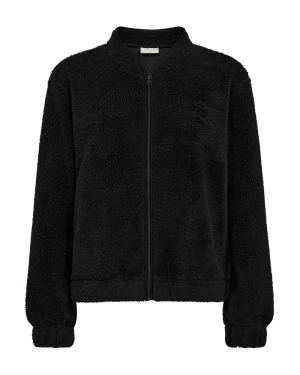 Freequent naisten takki, TEDDY JACKET Musta