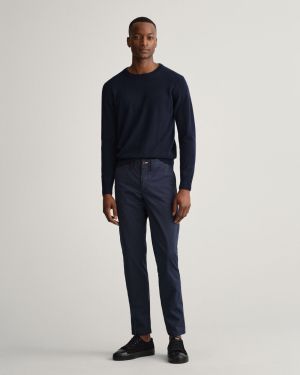Gant chinokset, HALLDEN SLIM CHINO Tummansininen