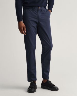 Gant chinokset, HALLDEN SLIM CHINO Tummansininen