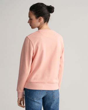 Gant college, TONAL ARCHIVE SHIELD SWEAT Persikka