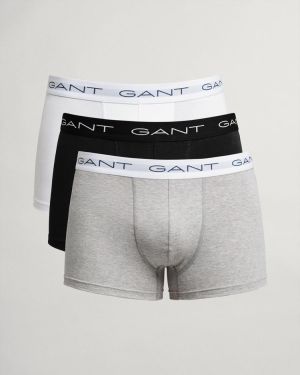 Gant Miesten Bokserit 3-Pack, K TRUNK 3-PACK Keskiharmaa