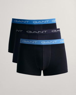 Gant miesten bokserit, 3-PACK TRUNK Tummansininen
