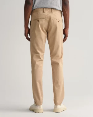 Gant miesten chinokset, SLIM TWILL CHINOS  Beige