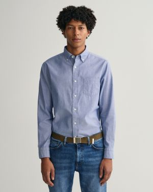Gant Miesten Kauluspaita, ARCHIVE OXFORD SHIRT REG Keskisininen