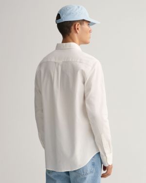Gant Miesten Kauluspaita, ARCHIVE OXFORD SHIRT REG Valkoinen