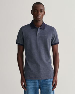 Gant Miesten Pikeepaita, OXFORD PIKEE Indigo