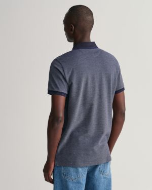 Gant Miesten Pikeepaita, OXFORD PIKEE Indigo
