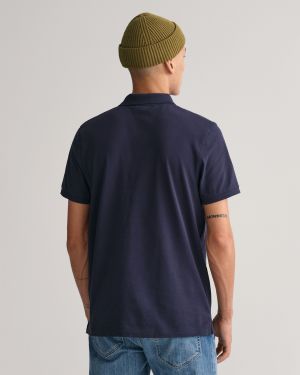Gant miesten pikeepaita, REG TONAL SHIELD SS POLO Tummansininen