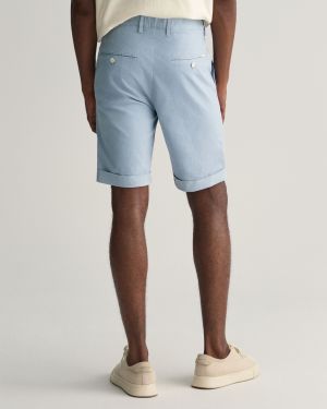 Gant miesten shortsit, SLIM SUN FADED Vaaleansininen