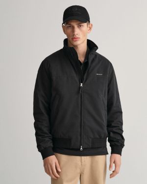 Gant Miesten Kevättakki, HAMPSHIRE JACKET Musta