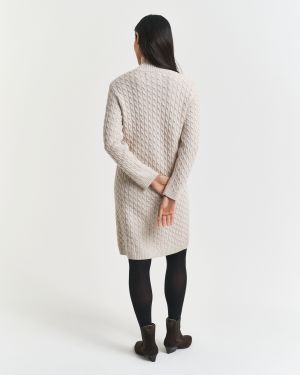 Gant naisten mekko, CABLE KNIT DRESS Kitti