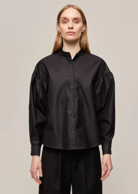 Gauhar naisten paitapusero, TONYA SHIRT BLACK Musta