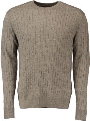 Gino marcello Miesten Kaapelineulepusero, K CABLE Beige