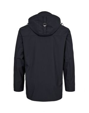 Gino marcello Miesten Takki, 150523 HOODED TECHNICAL JACKET Tummansininen