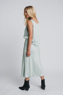 Halo Naisten Hame KAJO SLIP SKIRT Mintunvihreä