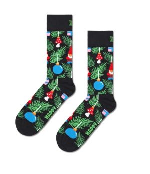 Happy Socks miesten sukat, CHRISTMAS TREE DECORATION SOCK Vihreä Kuosi