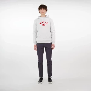Makia, Miesten Huppari, Brand Hooded Sweatshirt Vaaleanharmaa