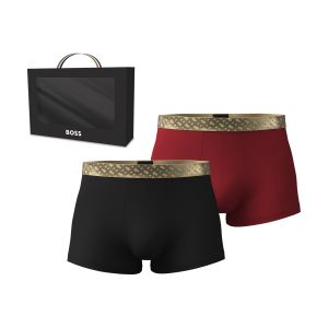 Hugo Boss miesten bokserit, TRUNK 2P GOLD COTTON Punainen