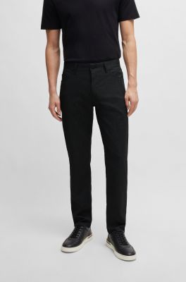 Hugo Boss Miesten Housut, H-RE-MAINE 5-POCKET Musta