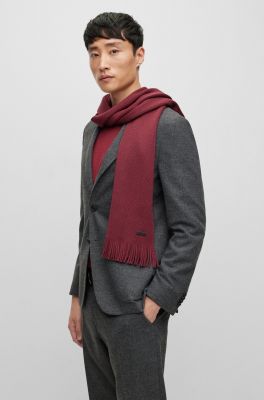 Hugo Boss Miesten Kaulahuivi, ALBAS HUIVI Punainen
