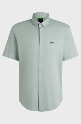 Hugo Boss miesten kauluspaita, B MOTION JERSEY Vihreä