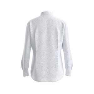 Hugo Boss miesten kauluspaita, P-HANK PERFORMANCE STRECH PRINT Valkopohjainen Kuosi