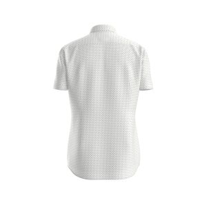 Hugo Boss miesten kauluspaita, P-HANK SS PERFORMANCE SHIRT Valkopohjainen Kuosi