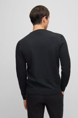 Hugo Boss Miesten Neulepaita Botto-L Musta