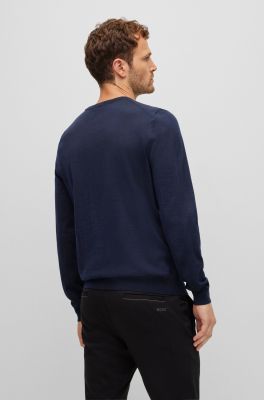 Hugo Boss Miesten Neulepaita Botto-L Tummansininen