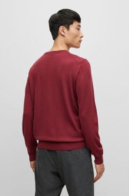 Hugo Boss Miesten Neulepaita Botto-L Viininpunainen