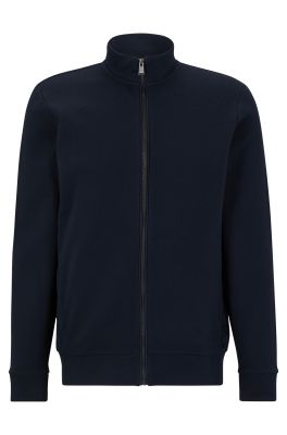 Hugo Boss Miesten Neuletakki, SHEPHERD 50 FULL ZIP Tummansininen
