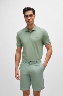 Hugo Boss, Miesten Pikeepaita, PALLAS REGULAR FIT Vihreä
