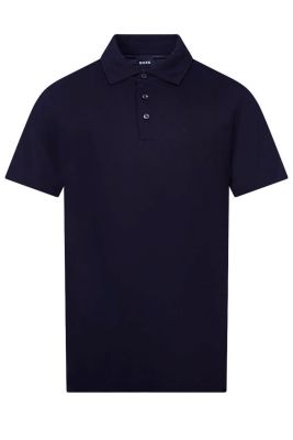 Hugo Boss miesten pikeepaita, PRESS 55 TENCEL COTTON Tummansininen