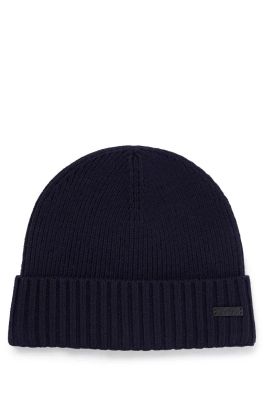Hugo Boss Miesten Pipo Fati-L Merino Pipo Tummansininen