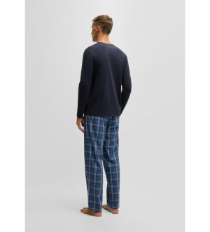 Hugo Boss miesten pyjama, K EASY LONG SET Tummansininen