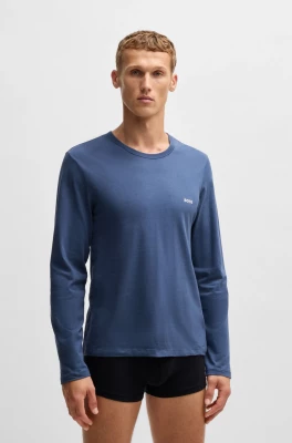 Hugo Boss Miesten T-paita K LS SHIRT CLASSIC Sininen